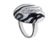 Кольцо, серебро 925, кристалл Сваровски,эмаль 018 02 21spk-00183 2010 г инфо 9799r.