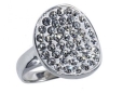 Кольцо, серебро 925, кристалл Сваровски 001 02 21-02203 2010 г инфо 10246r.