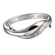 Кольцо из серебра с бриллиантами Hot diamonds dr058 2009 г инфо 10894r.